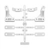 RC12L Suspension Arm & Steering Block Set