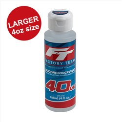 FT Silicone Shock Fluid 40wt (500 cSt) 4oz.
