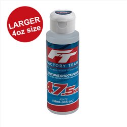 FT Silicone Shock Fluid 47.5wt (613 cSt) 4oz.