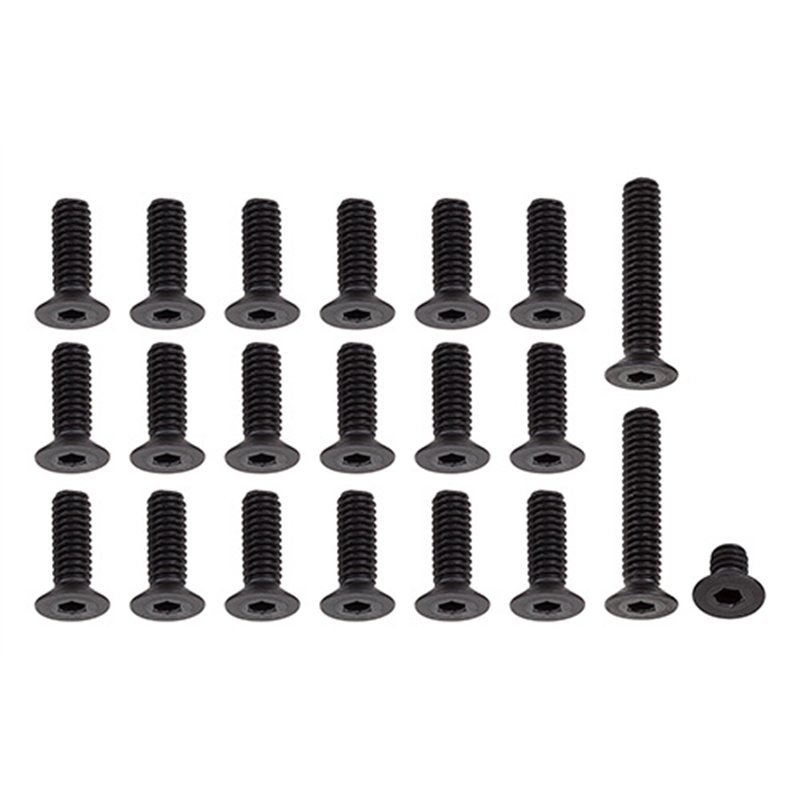 RC10CC 8-32 Screw Set, black
