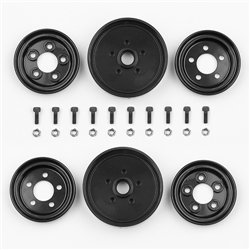 RC10 Jay Halsey Black Front Wheels