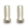 Low-Profile Bullet Connectors, 5x14 mm, qty 2