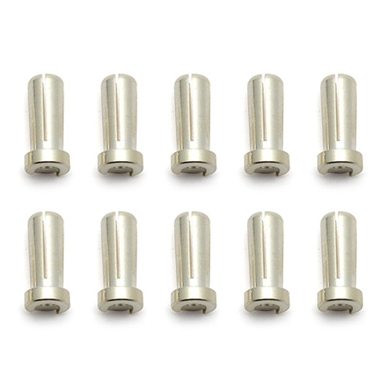 Low-Profile Bullet Connectors, 5x14 mm, qty 10