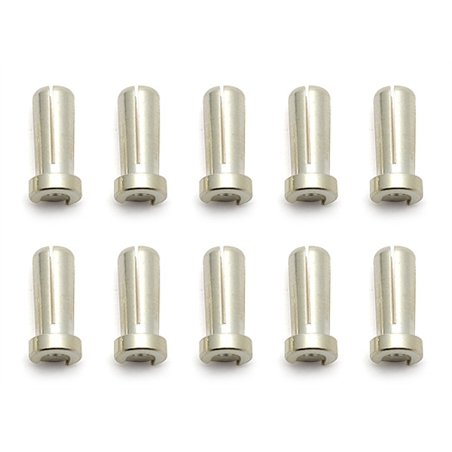 Low-Profile Bullet Connectors, 5x14 mm, qty 10