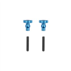 RC10 4WD TEAM Car Aluminum Chassis Stiffener Thumb ScrewsBlue
