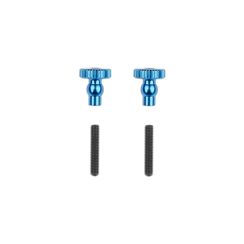 RC10 4WD TEAM Car Aluminum Chassis Stiffener Thumb ScrewsBlue