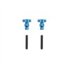 RC10 4WD TEAM Car Aluminum Chassis Stiffener Thumb ScrewsBlue