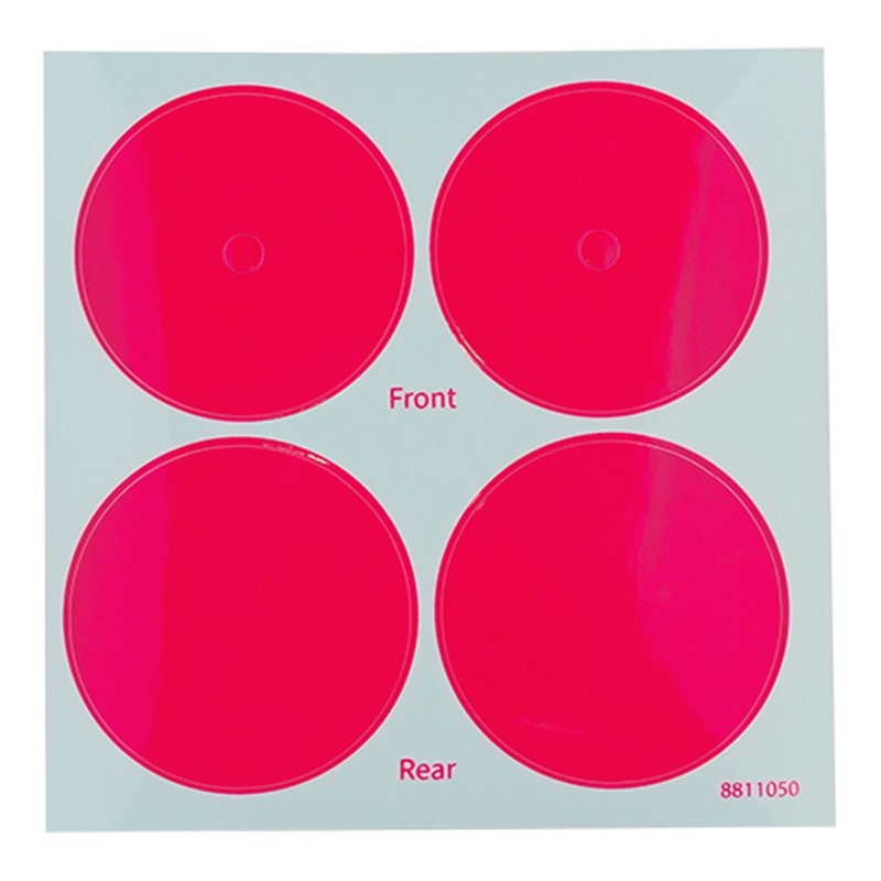 RC10 '91 Stealth Car Pink Wheel Dot Decals