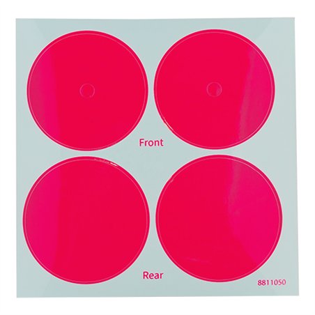 RC10 '91 Stealth Car Pink Wheel Dot Decals