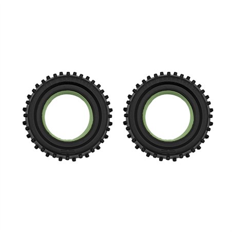RC10 REAR TIRES, 2.0"
