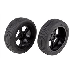 DR10 Front Wheels and Drag Tires mounted