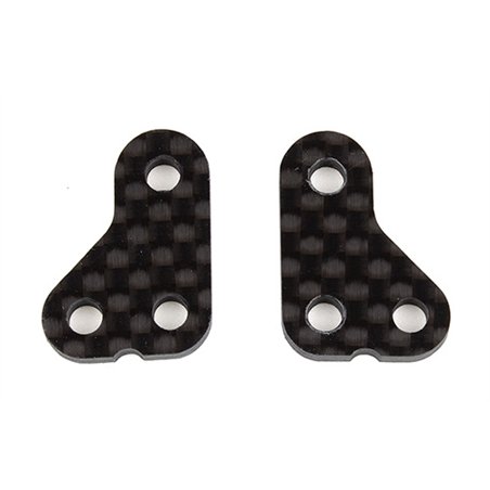 RC10T6.2 Steering Arm +1mm carbon fiber