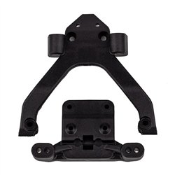 RC10B6.4 Front Top Plate and Ballstud Mount angled