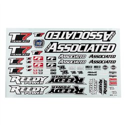 RC10T7 Decal Sheet