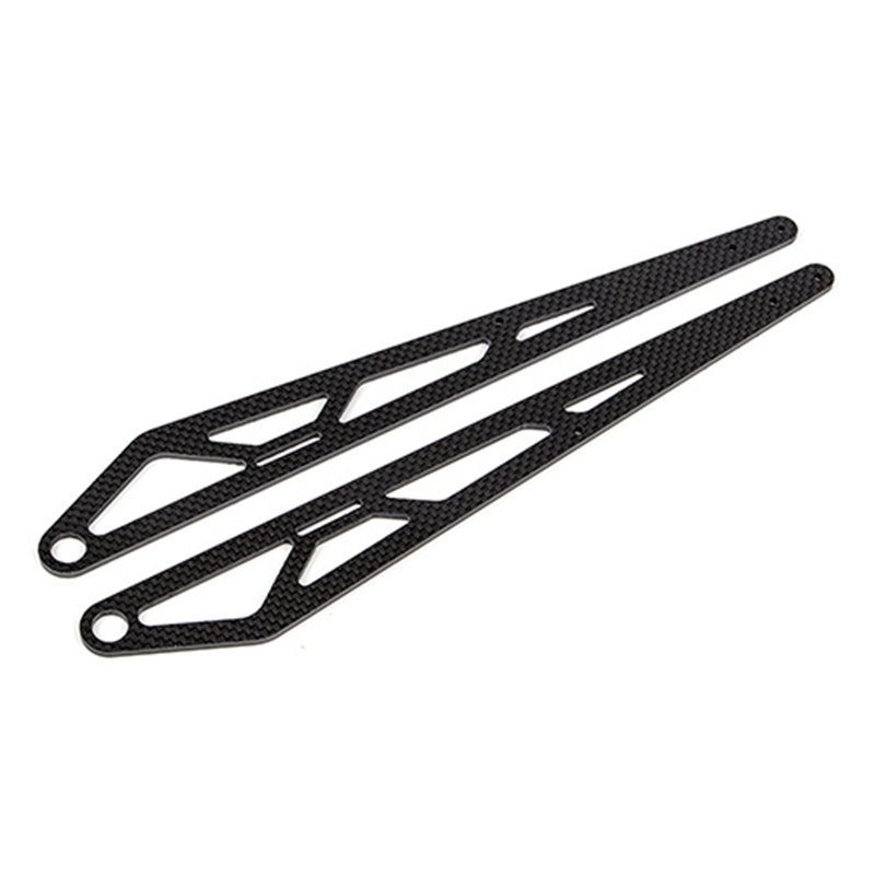 DR10M Wheelie Bar Suspension Arms carbon fiber