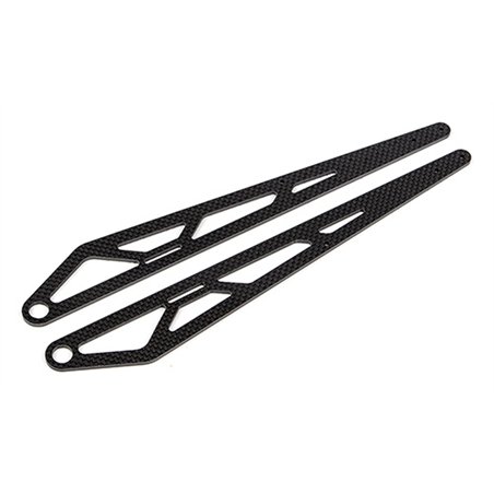 DR10M Wheelie Bar Suspension Arms carbon fiber