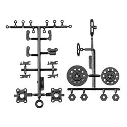 DC10 Hubs with wheel hex brake disks