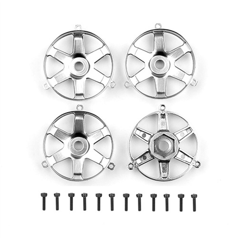 DC10 FT Adjustable Wheel Face Plates, silver