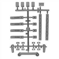 DC10 Battery Mount Set, Gray