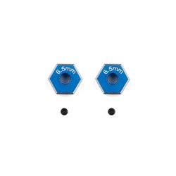 DC10 FT Aluminum Wheel Hexes, 6.5mm