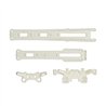 DC10 Plastic Shock Towers And Top DeckNatural