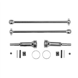 RC10T Rear CVA Set84mmChrome