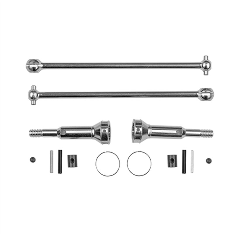 RC10T Rear CVA Set84mmChrome
