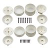 RC10T Wide Rear and Narrow Front Wheels (3-piece) white