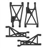 RC10T Front & Rear Suspension ArmsBlack