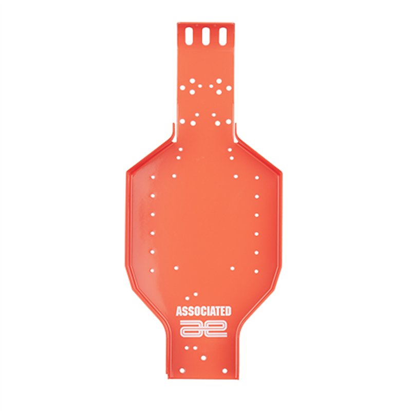 RC10T Nose Plate, Neon Red