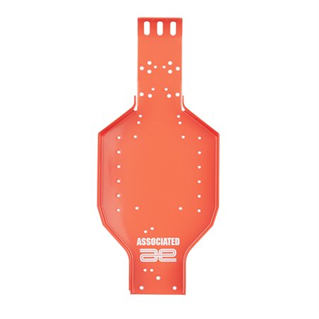 RC10T Nose Plate, Neon Red