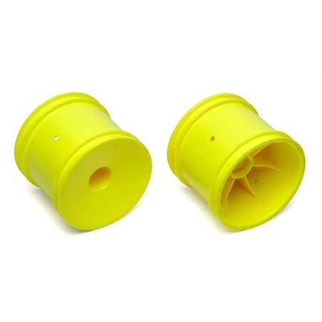 Fälg fram2WD Truck 2,2 in / 12mm Hexgul (par)