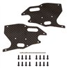 RC8B3.1 FT Arm Stiffeners front carbon fiber