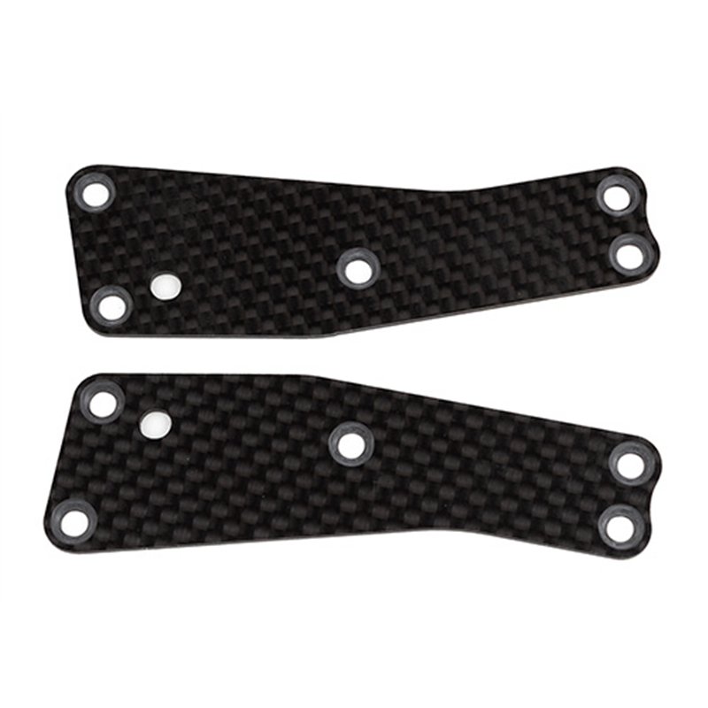 RC8T3.2 FT Front Upper Suspension Arm Inserts1.2mmcarbon fiber
