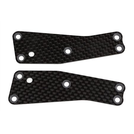 RC8T3.2 FT Front Upper Suspension Arm Inserts1.2mmcarbon fiber
