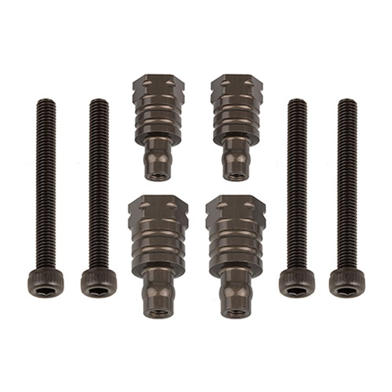 RC8B4 FT Shock Bushings 14mm & 17mm aluminum