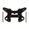 RC8T4 Front Shock Tower V2, black aluminum