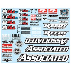 RC8B4.1/RC8B4.1e Decal Sheet