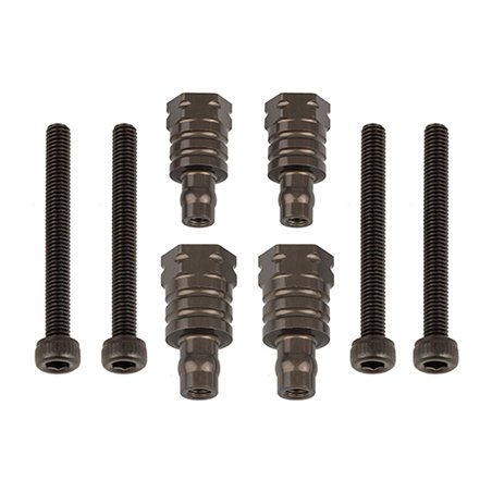 RC8B4 FT Shock Bushings 12.5mm & 16mm aluminum