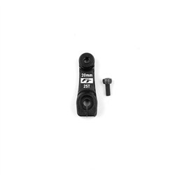 RC8 FT Aluminum Clamping Servo Horn, 25t, 20mm, -2mm Offset