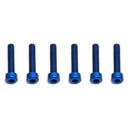 FT Screws Blue Aluminum M3x16 mm SHCS