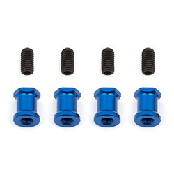 RC10F6 FT Suspension Arm Standoffs blue aluminum