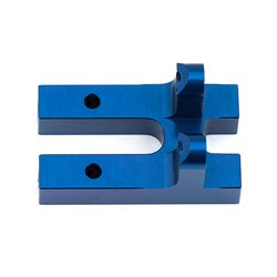 RC10F6 Front Top Plate Bulkhead blue aluminum