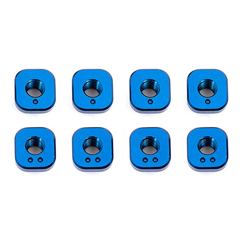 RC10F6 FT Camber Bushings blue aluminum