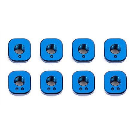 RC10F6 FT Camber Bushings blue aluminum