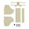 RC10F6 Classic Rear WingWhite