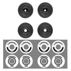 RC10F6 Classic Wheel SetBlack