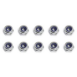 Locknuts M2.5x0.4 Shock Piston silver