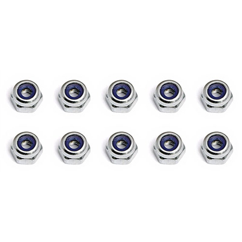 Locknuts M2.5x0.4 Shock Piston silver