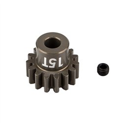 FT Pinion Gear, 15T-MOD 1, 5mm shaft, aluminum